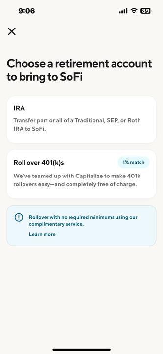 Image from "How to rollover a 401k with Capitalize?"