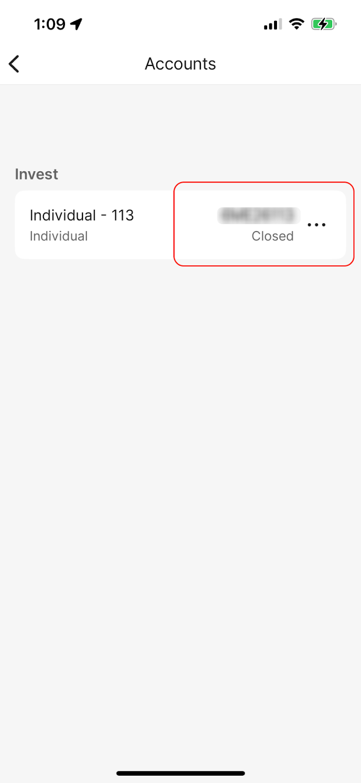 Image from "How to find your M1 Finance account number"