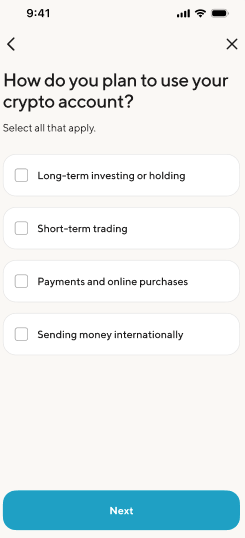 Image from "How do I open a SoFi Crypto account?"