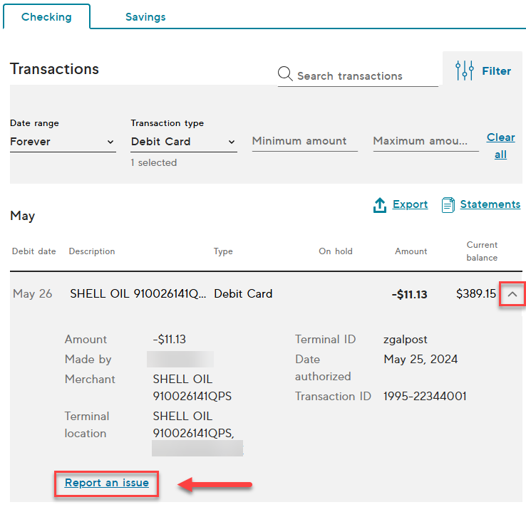 Image from "How do I dispute a charge for my SoFi Debit Card? Can I submit a dispute online?"