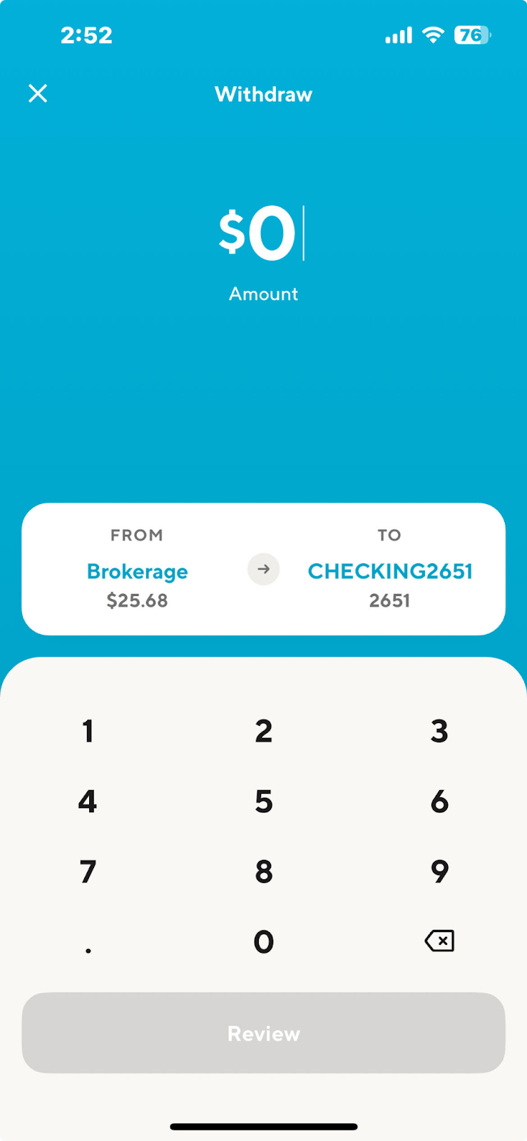 Image from "How do I withdraw cash from my SoFi Self-Directed account?"