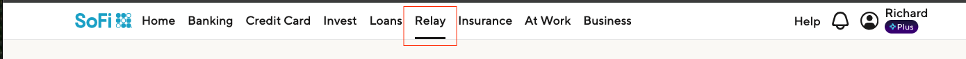 Image from "How do I export my transactions from Relay?"