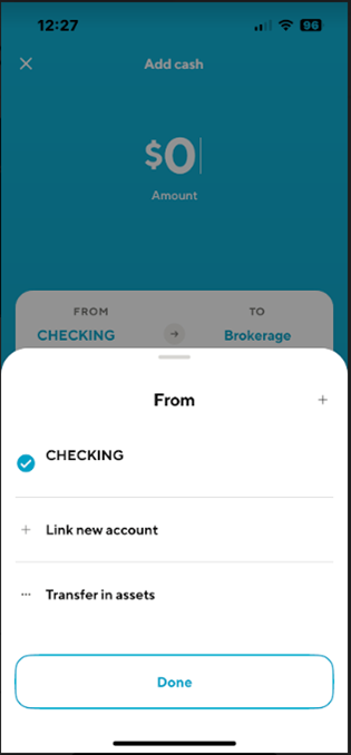 Image from "How do I manually connect my bank account to my SoFi Invest account without Plaid?"