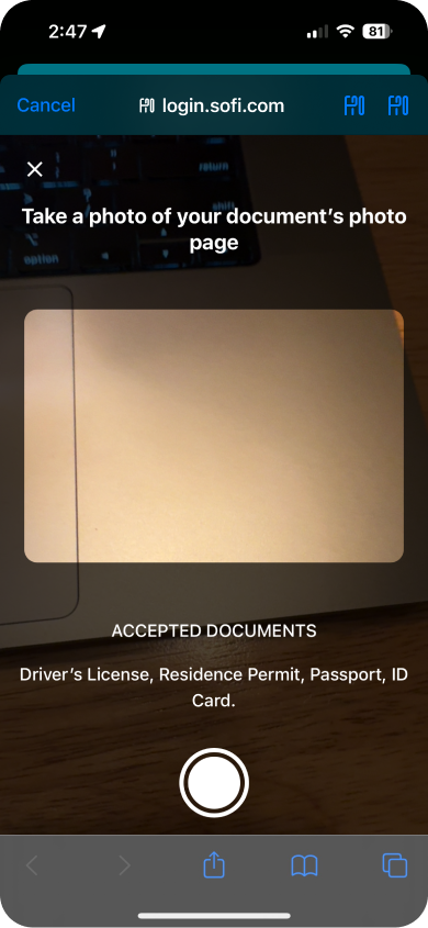 Image from "How to complete identity verification?"