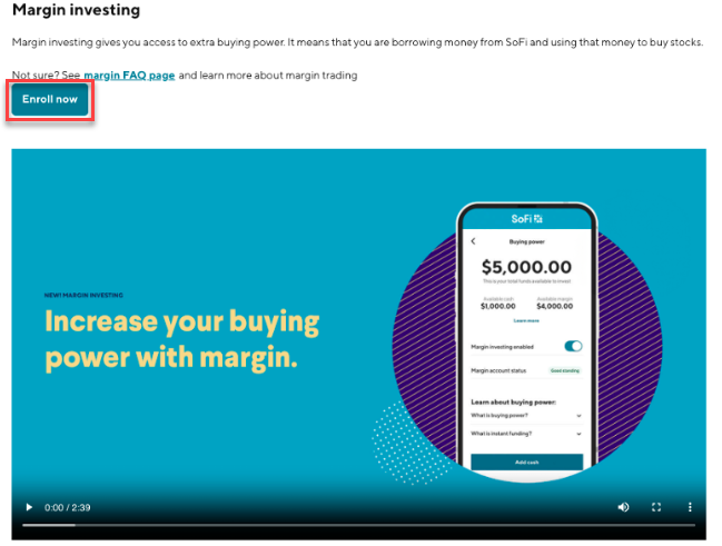 Image from "How do I apply for Margin Trading?"