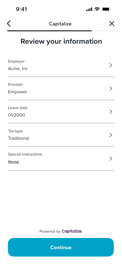 Image from "How to rollover a 401k with Capitalize?"