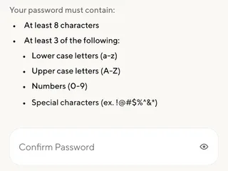 Image from "How do I update the password on my account?"