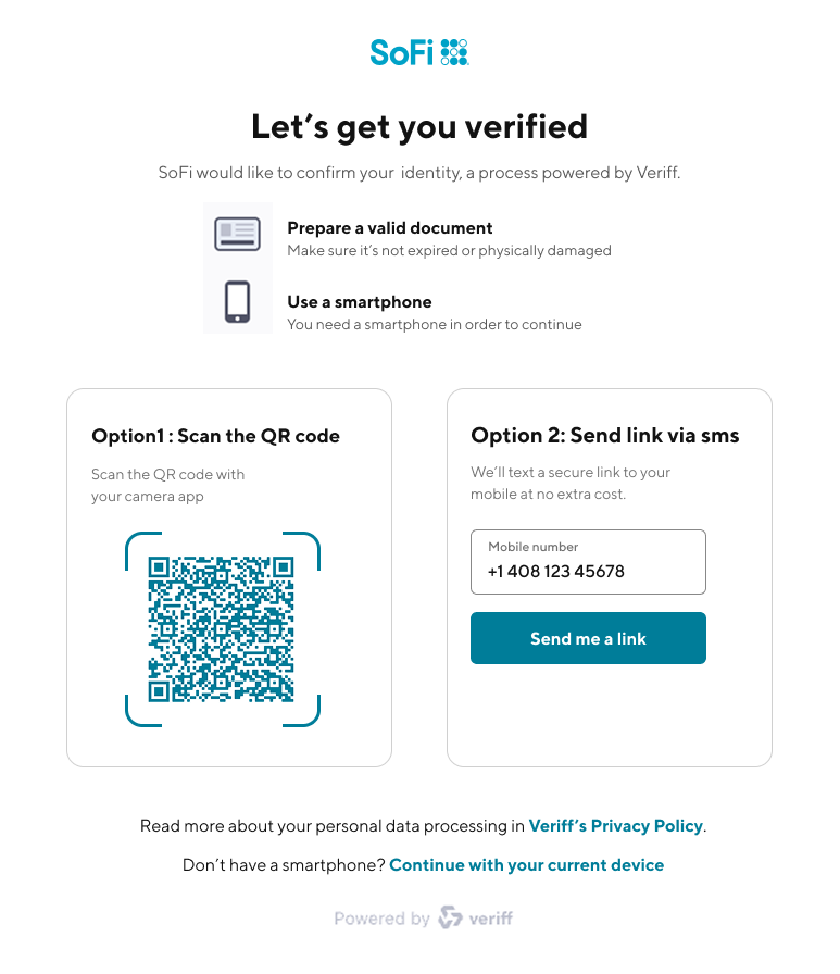 Image from "How to complete identity verification?"