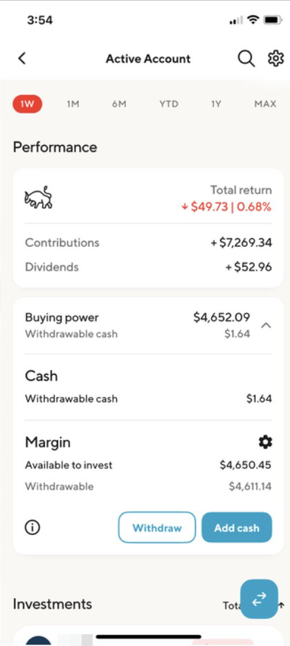 Image from "What is my SoFi Invest Instant Funding Limit?"